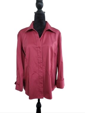 Van Heusen Button Front Stretch Shirt